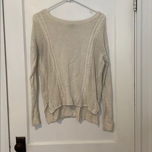 Off-white long sleeve sweater